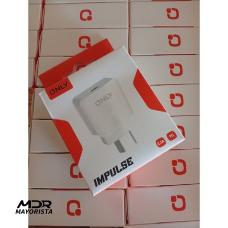 Cargador cabezal impulse 2.1amp + cable usb tipo c(en caja)