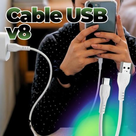 Cable usb V8 (en Caja)