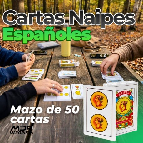 Cartas Naipes Españoles 50u