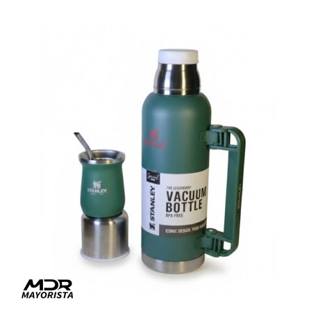 Termo 1L+ mate 160mL combo con logo Stanley