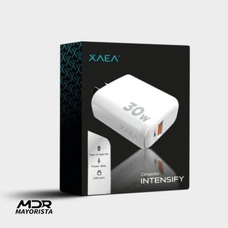 Cargador cabezal Xaea 30W PD hembra tipo C
