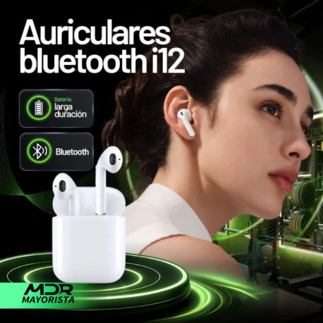Auriculares Bluetooth i12