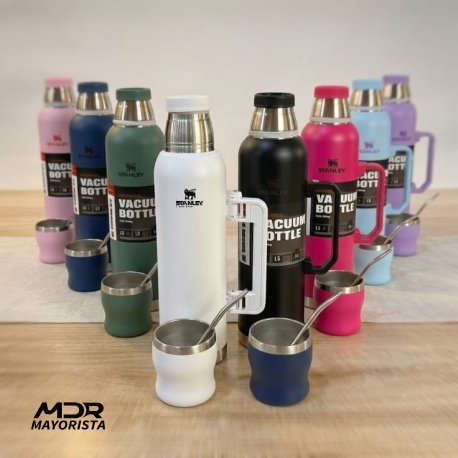 Termo de 1,3L + Tapa de acero (que puede usarse de mate) 