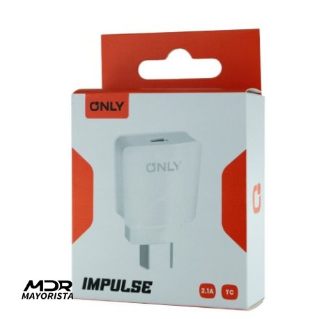 Cargador cabezal Only tipo c 2 amp impulse