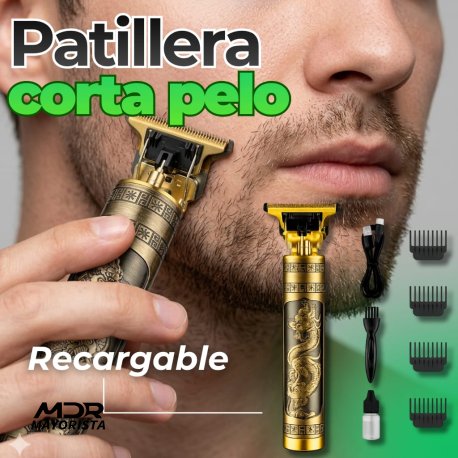 Patillera cortapelo dragón recargable t9