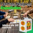 Cartas Naipes Españoles 50u