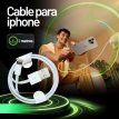 Cable para iphone 2metros (caja blanca)