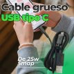 Cable usb - tipo C 25w (bolsita Motorola)