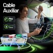 cable AUXILIAR plug - plug 3,5 de colores