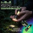 linterna tactica recargable con estuche verde